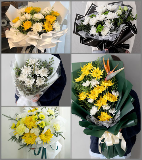 广东广州市白云区人和镇黄榜岭村白事花束代送